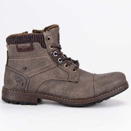 American Club Botas americanas casuais castanho