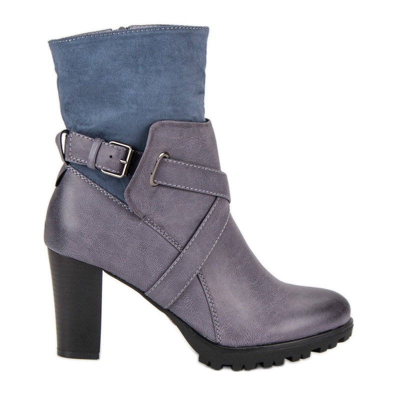 Sixth Sense Botas elegantes no poste cinza