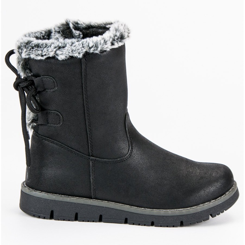 American Club Botas americanas com zíper preto American Club Botas americanas com zíper preto