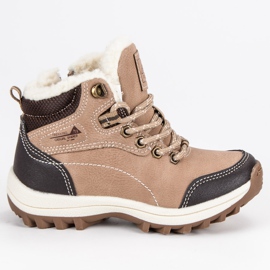 Arrigo Bello Sapatos para menino com pele de carneiro marrom