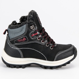 Arrigo Bello Sapatos para menino com pele de carneiro preto