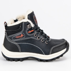 Arrigo Bello Sapatos para menino com pele de carneiro azul