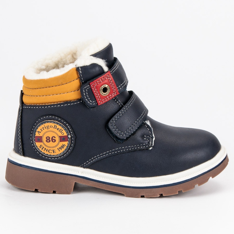 Arrigo Bello Caçadores de velcro azul