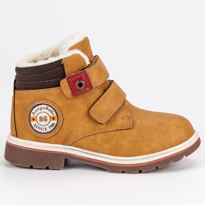 Arrigo Bello Calças de velcro castanho