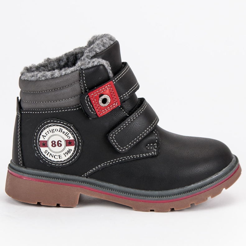 Arrigo Bello Calças de velcro preto