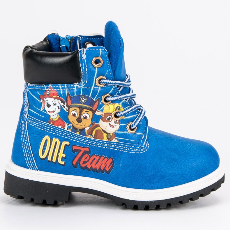 Patrulha de cão caçador azul