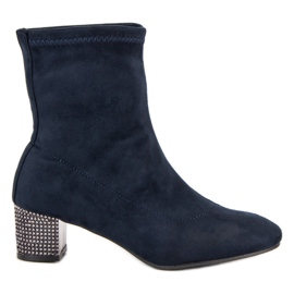 Kylie Botas Azul Marinho Slip-on azul-marinho