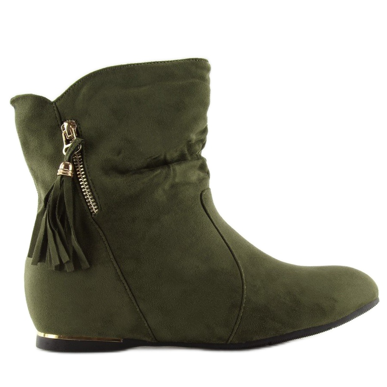 Botas saszki femininas verdes VQ-362 verdes