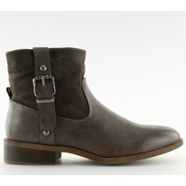 Botas femininas 1004-PA Khaki brown marrom