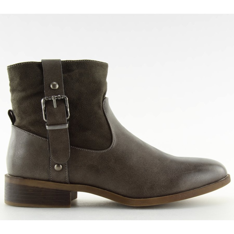 Botas femininas 1004-PA Khaki brown castanho