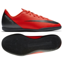 Sapato interior Nike Mercurial Vaporx 12 vermelho Sapato interior Nike Mercurial Vaporx 12 vermelho