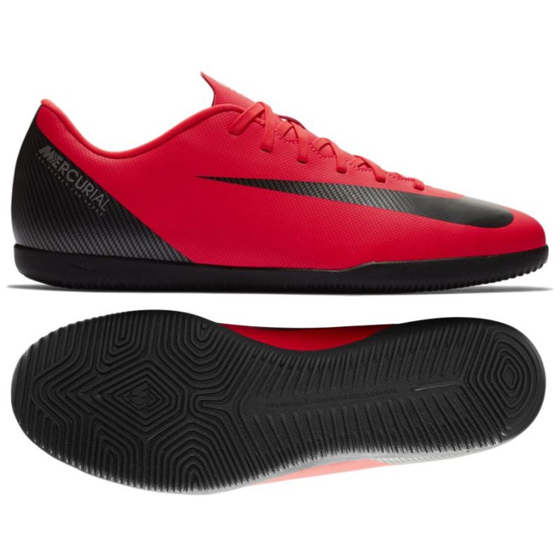 Sapato interior Nike Mercurial Vapor 12 vermelho