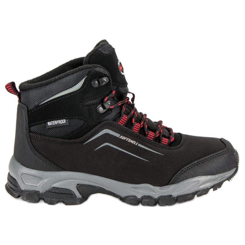 American Club Botas americanas de inverno feminino preto