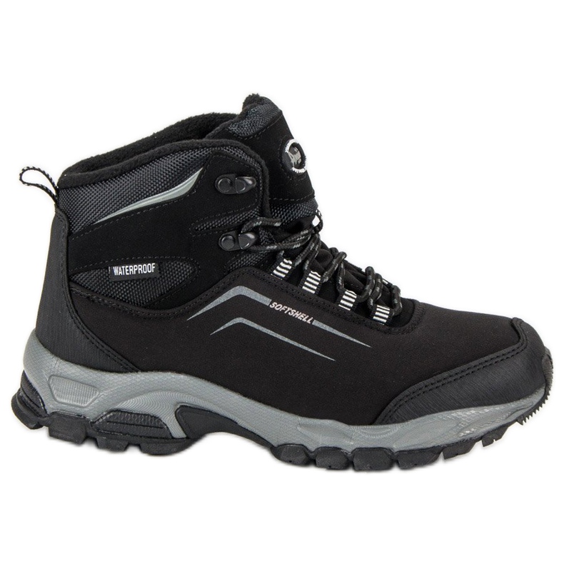American Club Botas americanas de inverno feminino preto
