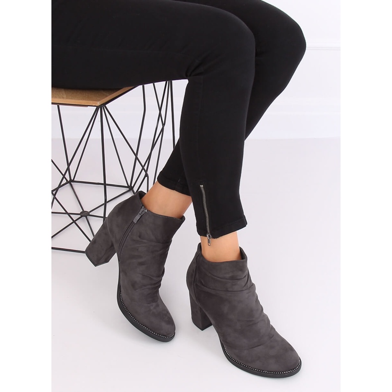 Cinza saltos altos FA177 Cinza