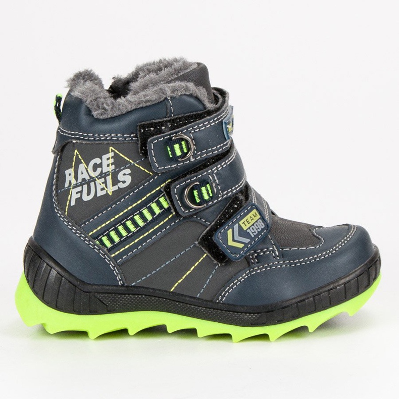 American Club Sapatos americanos isolados azul