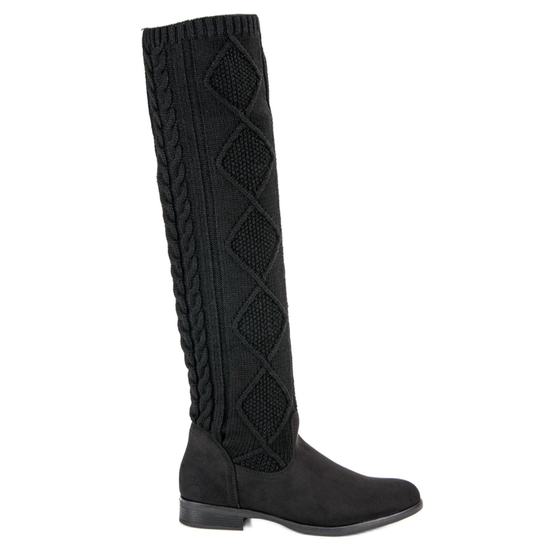 Seastar Botas rasas elegantes preto