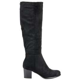 Botas de camurça VINCEZA preto