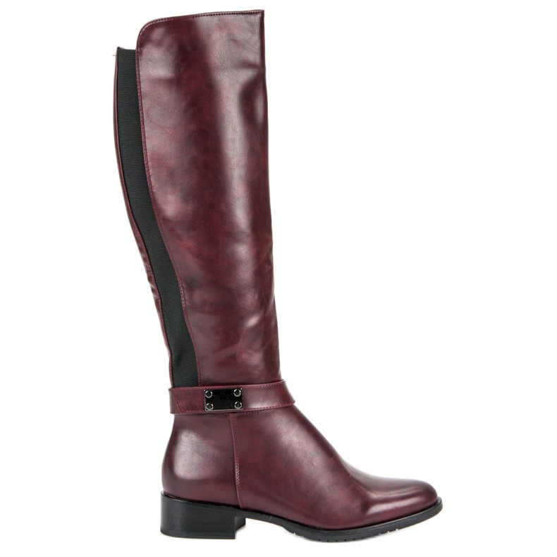 Botas VINCEZA marrom vermelho