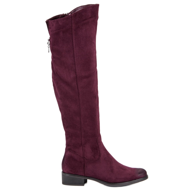Botas VINCEZA marrom vermelho