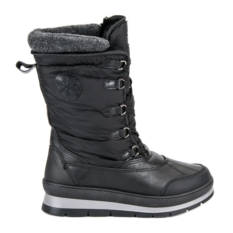 Mckeylor Botas de neve pretas elegantes preto
