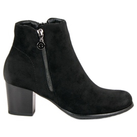Botas de camurça VINCEZA preto