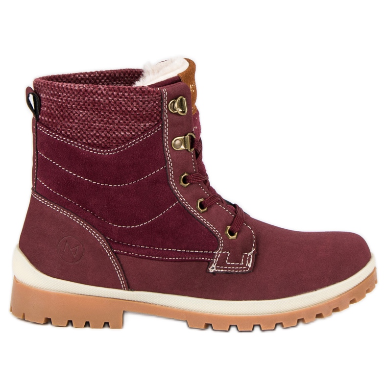 MCKEYLOR maroon Trappers vermelho