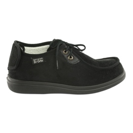 Sapatos femininos de Befado PU 387D005 Black preto Sapatos femininos de Befado PU 387D005 Black preto