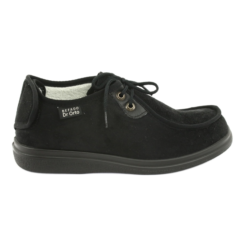 Sapatos femininos de Befado PU 387D005 Black preto