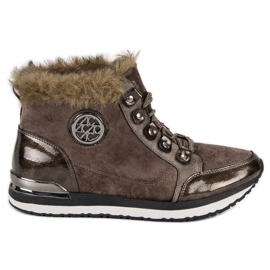 Aclys Tênis elegantes marrom