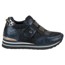 Aclys Botas. Tênis azul multicolorido Aclys Botas. Tênis azul multicolorido