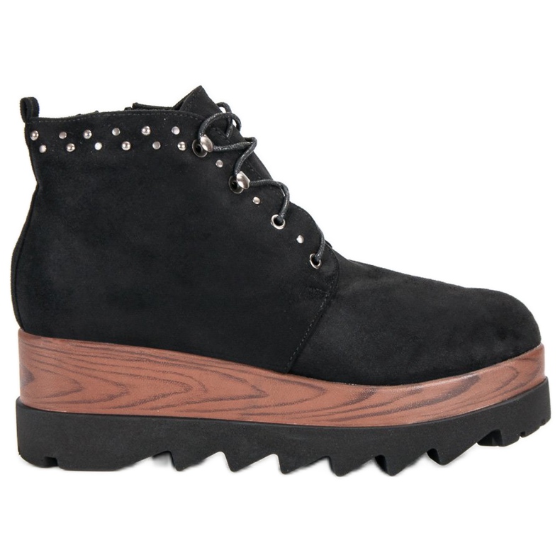 Kylie Botas de camurça preto