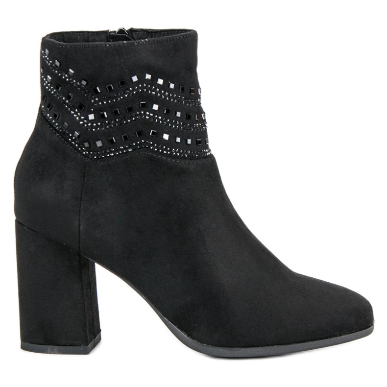 Kylie Botas Pretas Elegantes preto