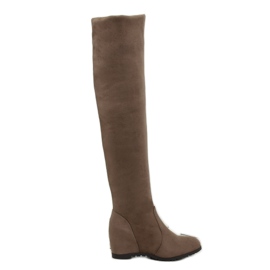 Botas acima do joelho marrom 0-68 Khaki castanho