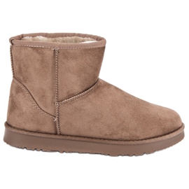 Kylie Botas de neve escorregadias marrom