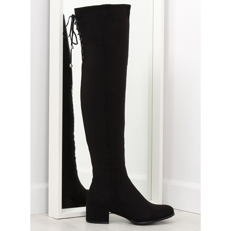Botas pretas de salto alto BH129-HB preto