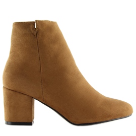 Camel 3126 Botas de salto alto Camel marrom multicolorido