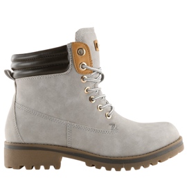 Botas femininas cinza claro GD-ZN27 Lightgrey