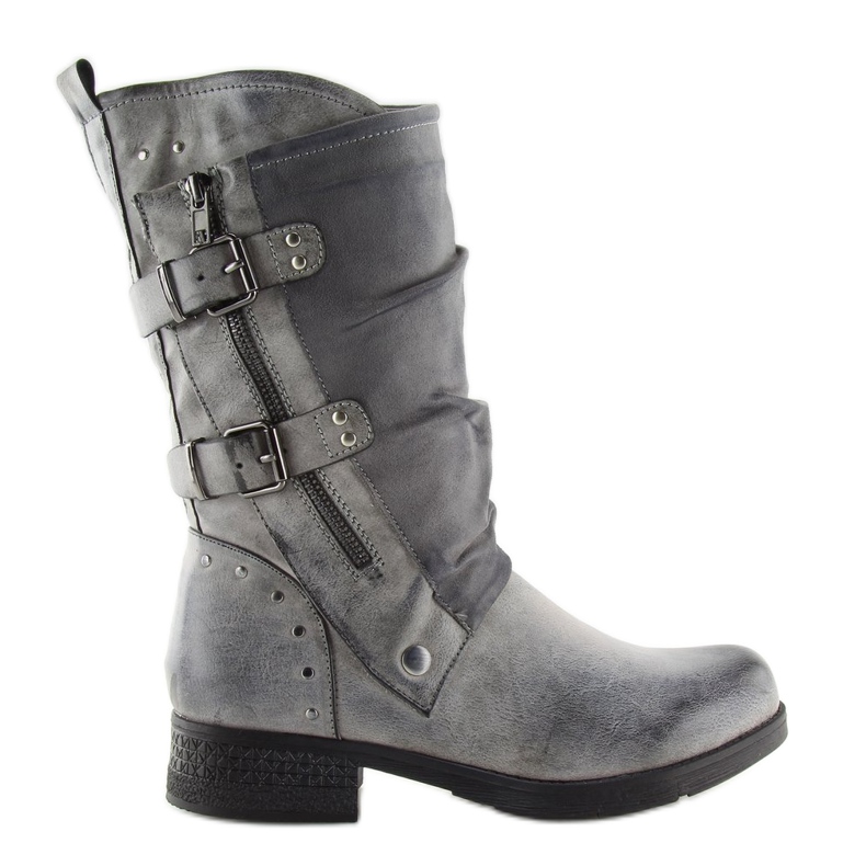 Botas militares cinza GD-ZN78 cinza