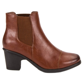 G2G/Good To Great Botas marrons de salto alto marrom