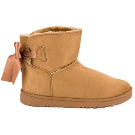 Botas de neve da Mukluki marrom