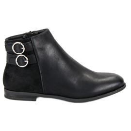 Super Mode Botas baixas pretas preto