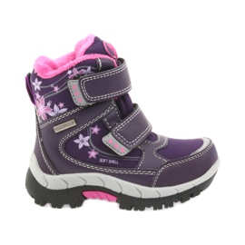 American Club Botas americanas botas de inverno com membrana 3121 roxo
