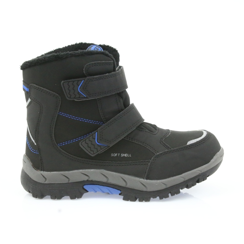 American Club Botas americanas botas de inverno com membrana 3123 preto azul