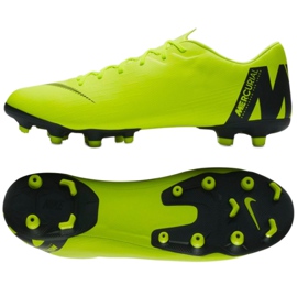 Chuteiras Nike Mercurial Vapor 12 Academy Fg M AH7375-701 amarelo amarelo Chuteiras Nike Mercurial Vapor 12 Academy Fg M AH7375-701 amarelo amarelo