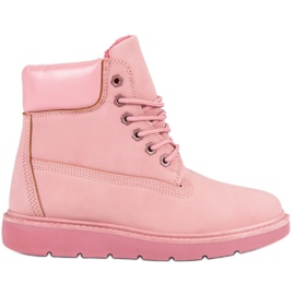 Small Swan Trappers cor-de-rosa elegantes