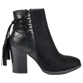 Botas Boho Pretas preto