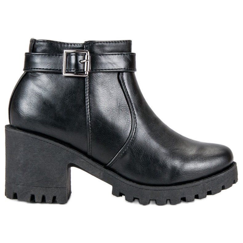 Botas femininas negras preto