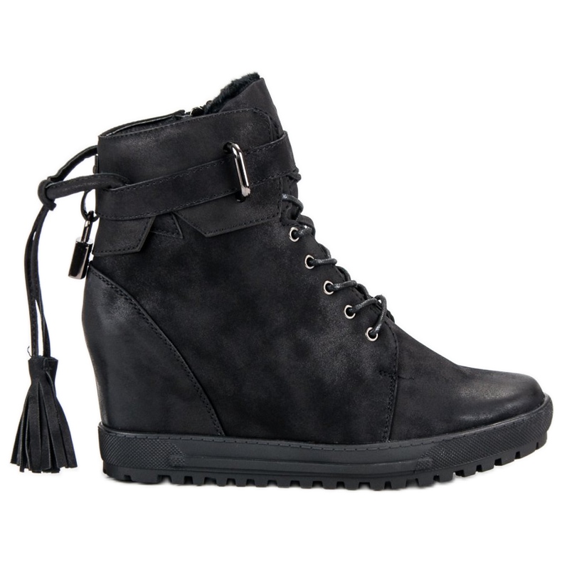 Filippo Botas de amarrar no tornozelo preto