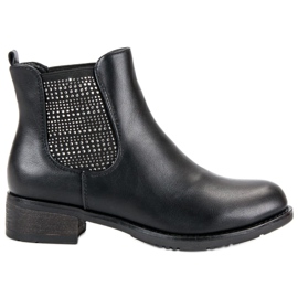 Kayla Botas pretas bota Jodhpur preto